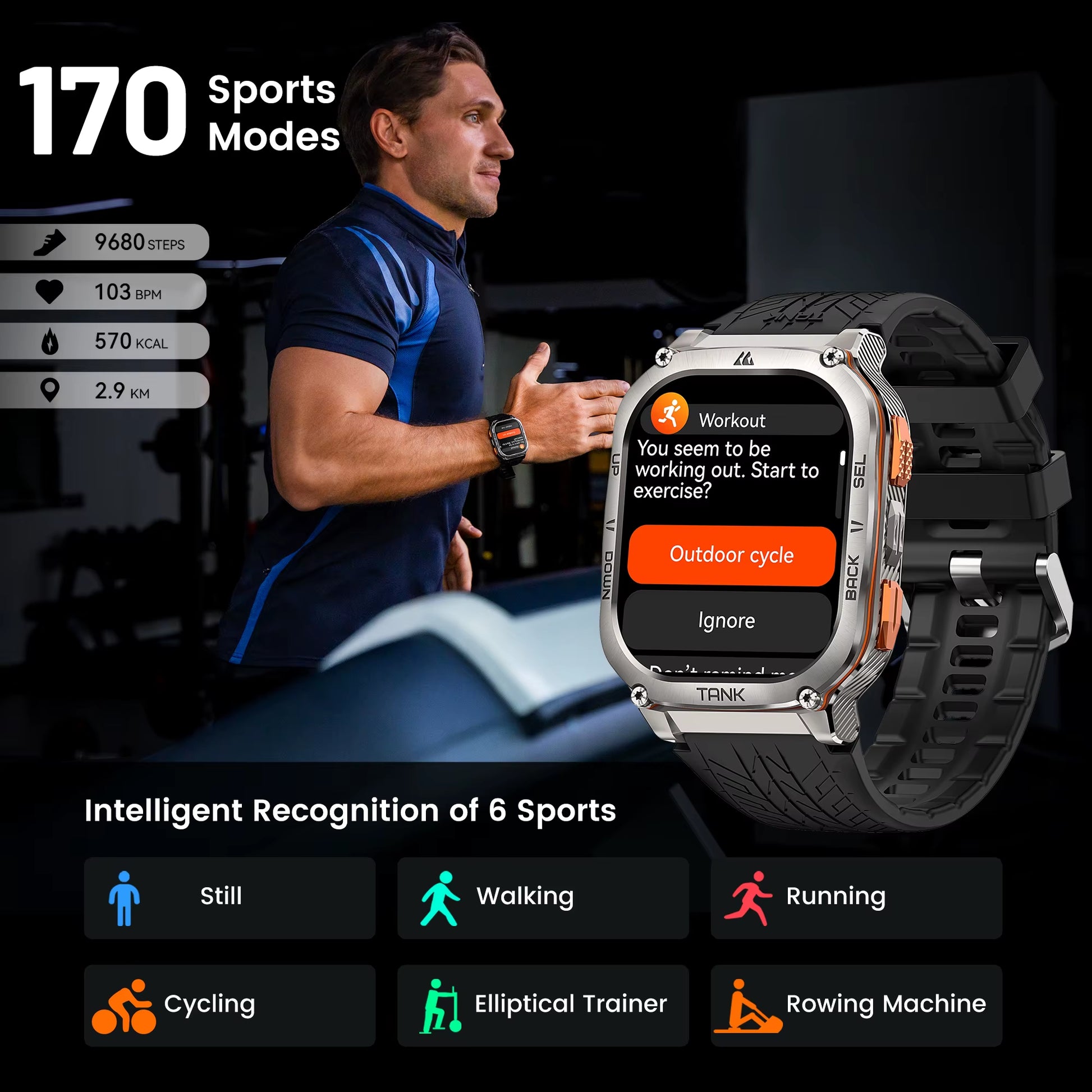 Original  TANK M3 Smartwatch 